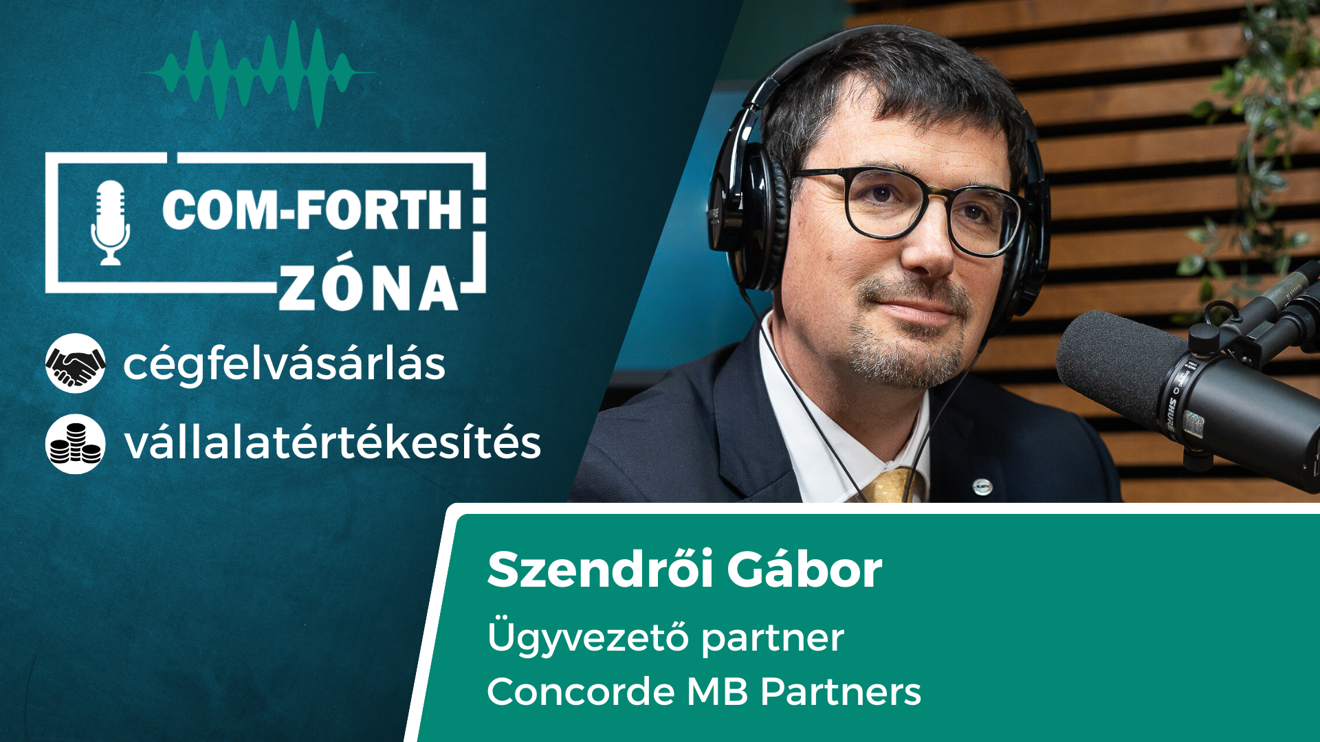 Com-Forth Zóna Podcast - Szendrői Gáborral készült podcast epizódjának borítóképe.